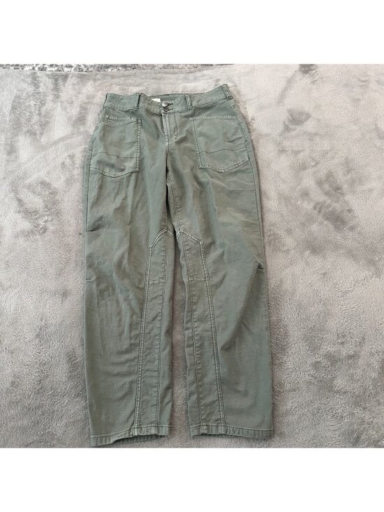 Pilcro Pants - Pilcro Anthropologie Green Utility Cargo Pants Women's size 29 Patch Pockets